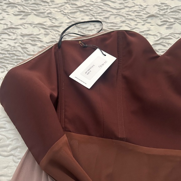 Arthur Mendoca New strapless chiffon gown - Picture 6 of 7